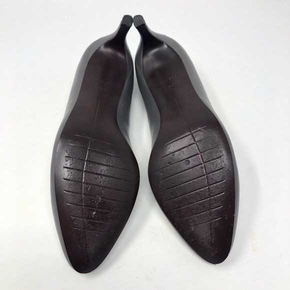 Cole Haan Grey Leather Low Heel Pump - Picture 8 of 8